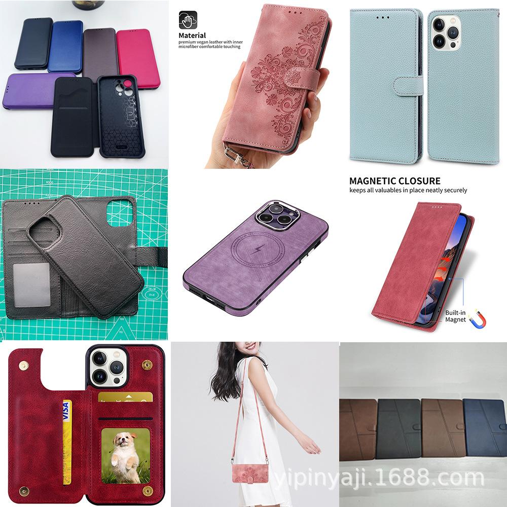 Anwendbar für Samsung Apple 16 Xiaomi Huawei Klapphandy Hülle Lederhülle iPhone Google LGMOTO