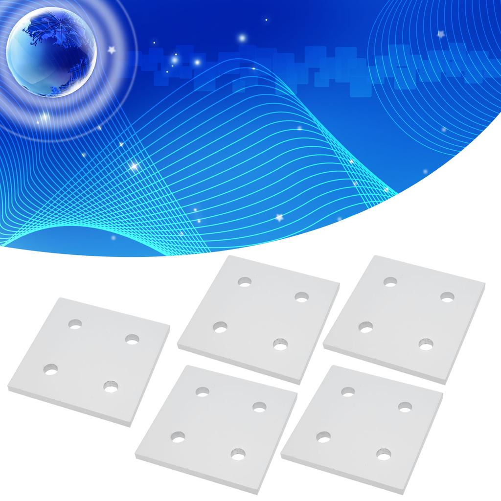 5Pcs 4?Hole Vertical Connecting Plate for Aluminium Extrusion Profile Joining Board8080