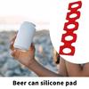 Functional Silicone Nonslip Pad For Organizing Can And Bottles In Refrigerators Or Cabinets