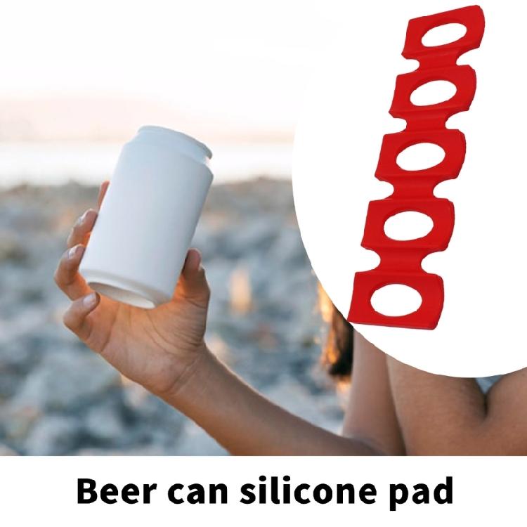 Functional Silicone Nonslip Pad For Organizing Can And Bottles In Refrigerators Or Cabinets