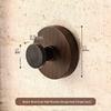 No-Drill Adhesive Bathroom Hook with Strong Suction for Wall or Door