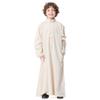 Muslim Kids Boys Saudská Arabská Thobe Robe Top Kalhoty Kaftan Arab islámské oblečení