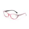 Women's Cat-Eye Diamond-Plated Anti-Blue Light Reading Glasses