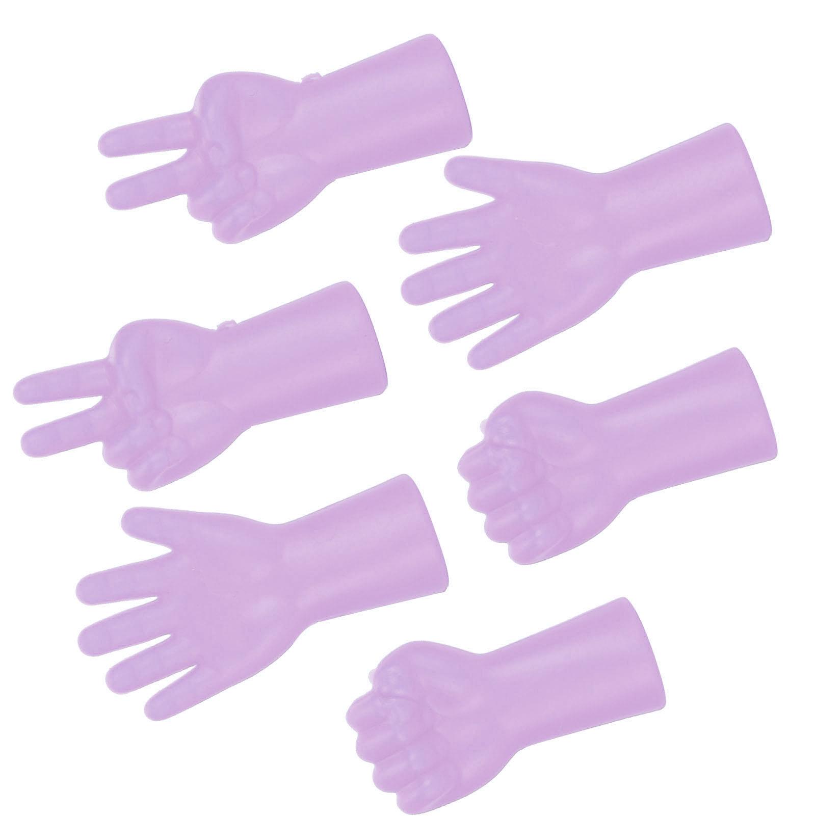 

6 шт. Колпачок для иглы Противоскользящий Защита для спиц свитера Вязание Предотвращение падения игл Аксессуары(фиолетовый )