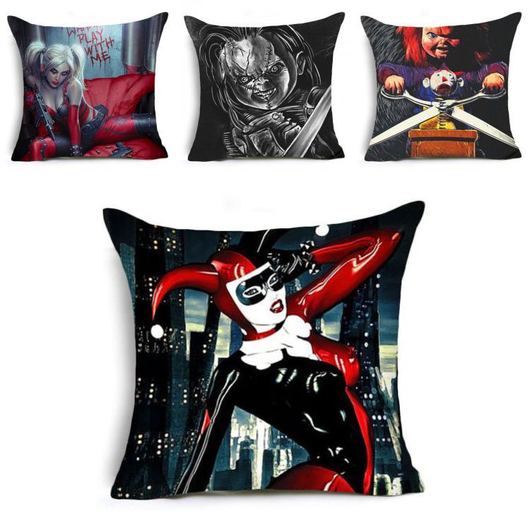 Chucky Good Guy Doll Horror Movie Design Cushion Pillow Case Cover In Vibrant Colors