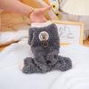 Autumn and Winter Plush Jumpsuit for Pets Puppies Cats Teddy Bears Plush Four Legged Clothes Teddy Bears Small Dogs Pajamas