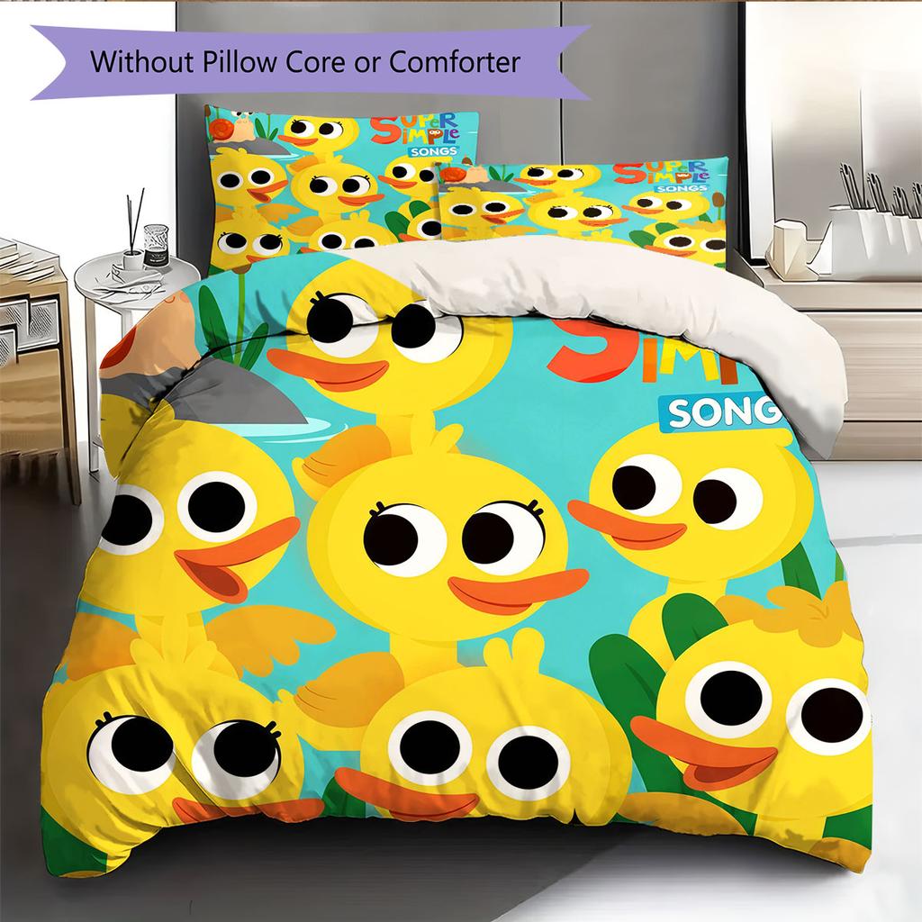 Dog Man Bedding Quilt Set Quilt Cover Pillowcase Home Decoration Birthday Gift (1 * Duvet Cover + 2 * Pillowcase, Without Core)