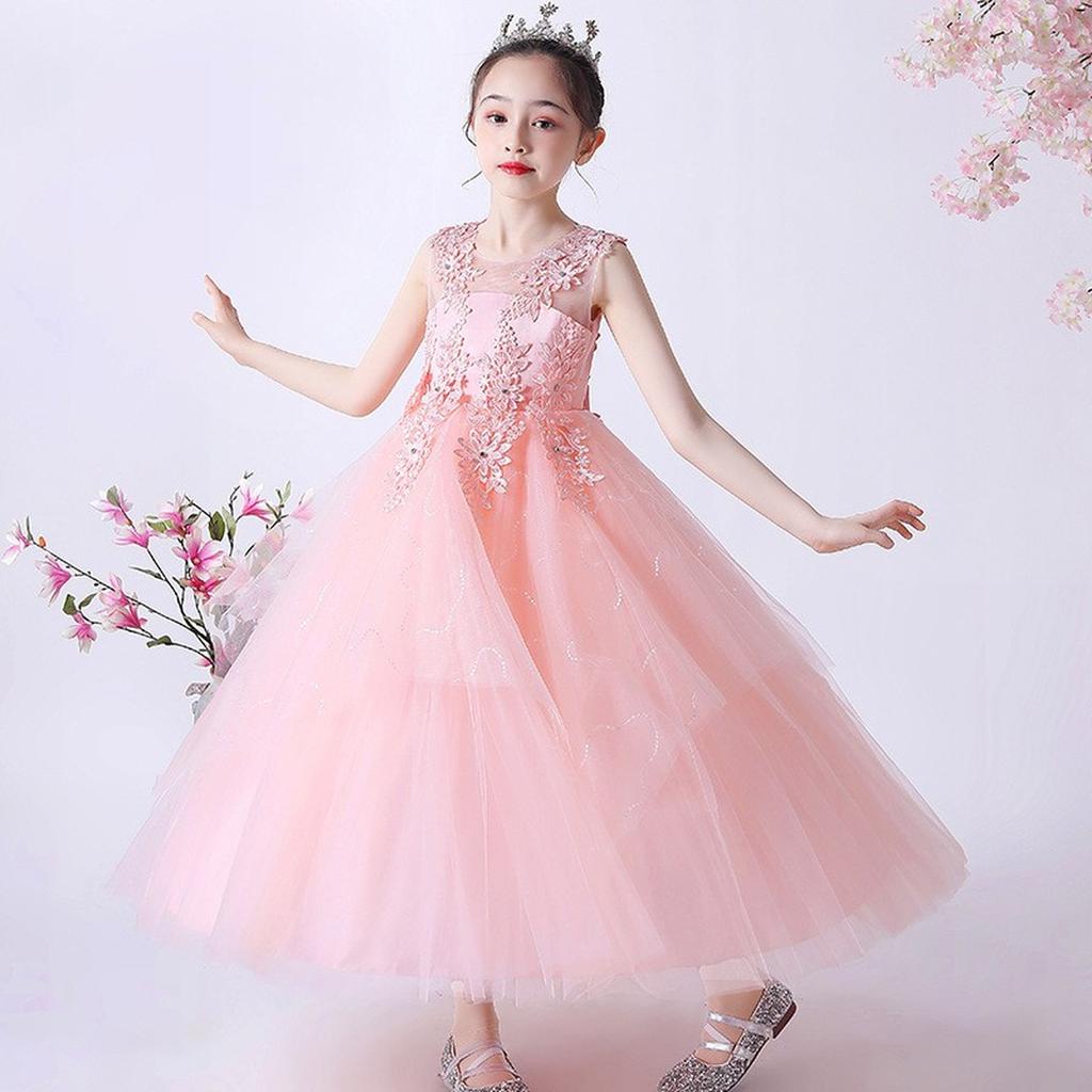 Girls Princess Gown Performance
