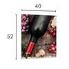 GLAS-SCHNEIDEBRETT 40x52 Wein