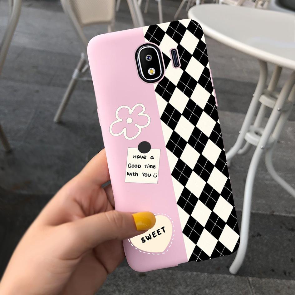 For Samsung Galaxy J4 J6 2018 EU Case SM-J400F J600F Lovely Cartoon Protective Skin Cover For Samsung J4 2018 J 4 J 6 Soft Coque