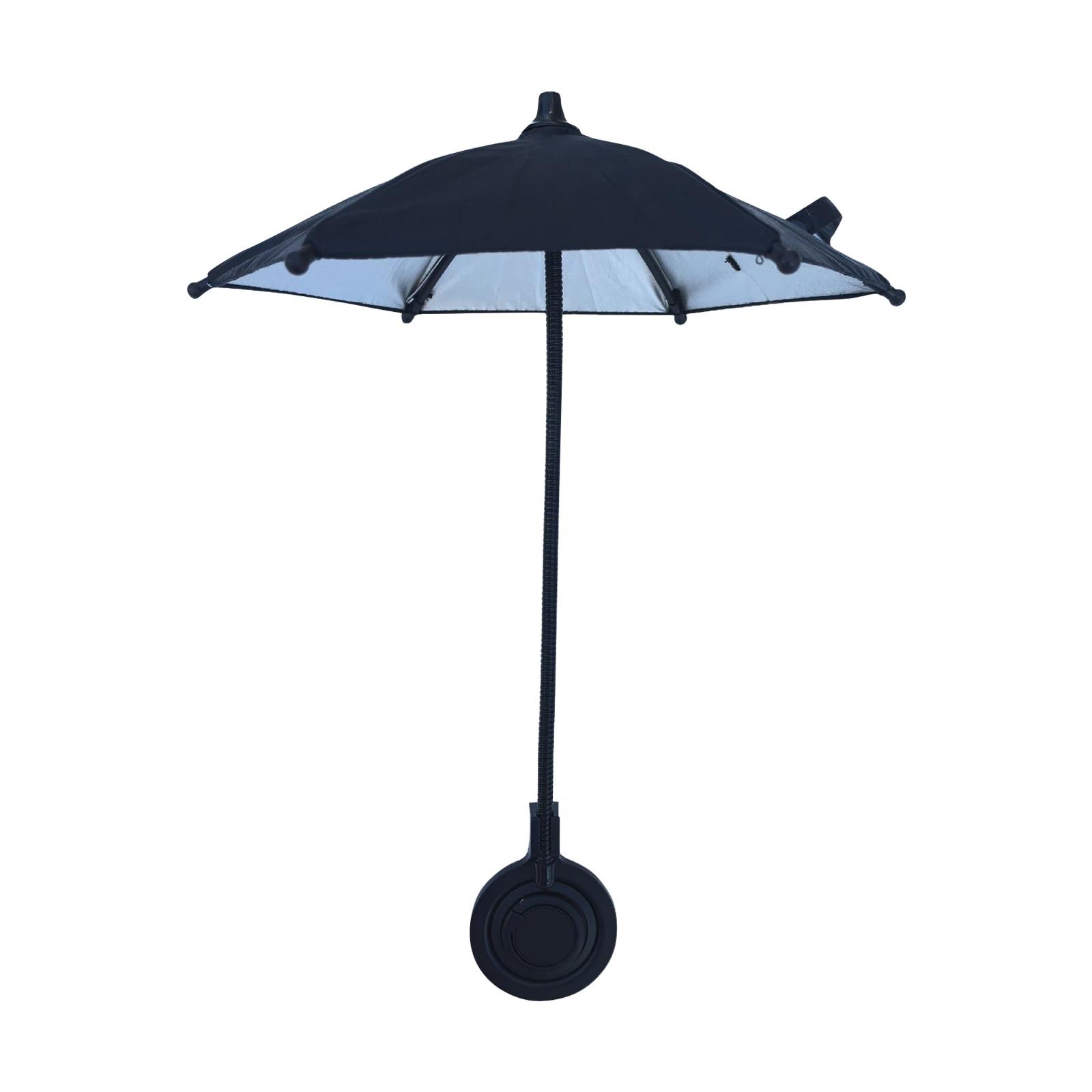 

Magnetic Cell Phone Umbrella For Sun,Universal Cute Phone Sunshade Shield Cover With 360°Adjustable & Rotatable Phone Ring One Size чёрный