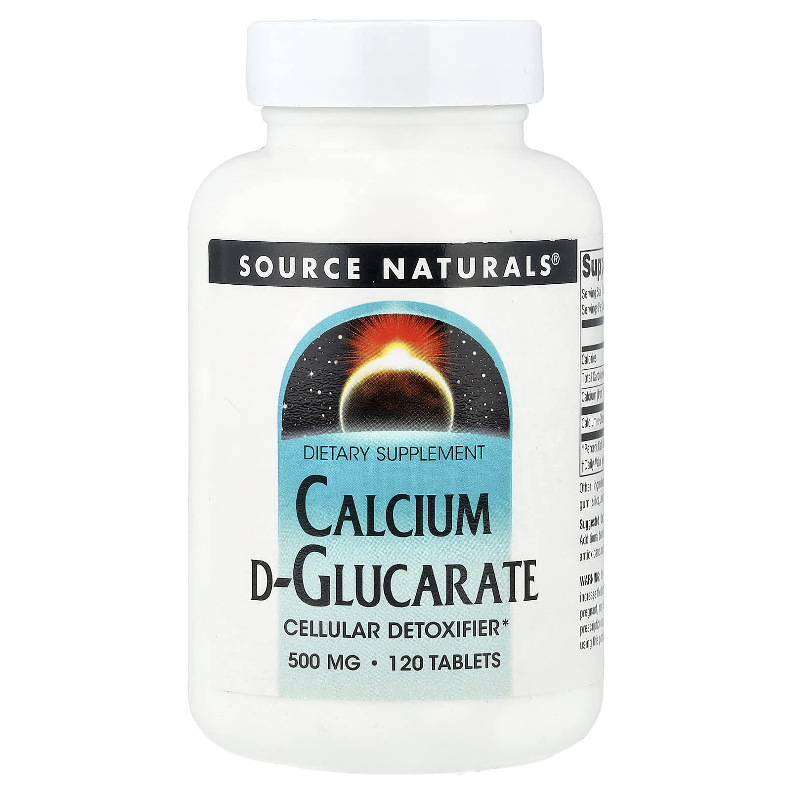 

Calcium D-Glucate, 120 Tablets (500Mg per Tablet)