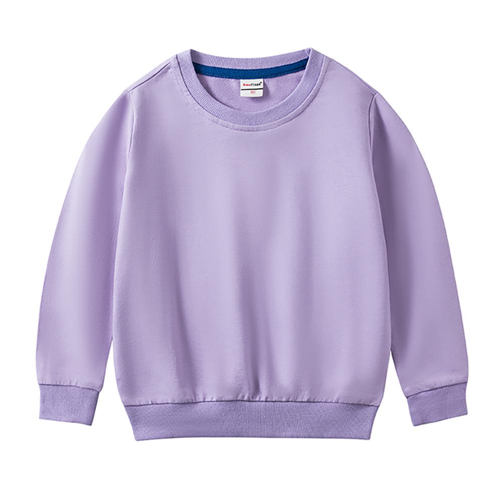 Children's Round Neck Long Sleeve Sweatshirt - Autumn/Winter Styles for Custom Pattern Designs