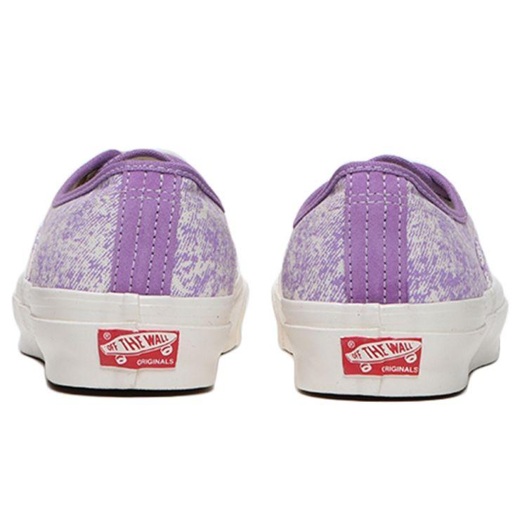 Vans Authentic LX Acid Wash Canvas Unisex Low Top Sneakers Lavender Purple VN0A4BV94IA