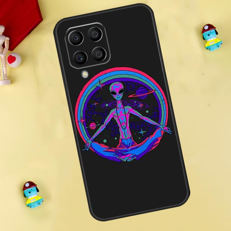 Alien Kawaii Art Case For Samsung Galaxy M13 M33 M53 M14 M12 M15 M06 M16 M36 M56 M31 M32 M52 M35 M55 M34 M54