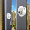 2Pcs Self Adhesive Window Security Lock No Drilling Refrigerator Door Lock  Cupboard