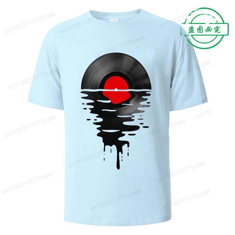 Tee Shirts for Men Women DJ Music Clothing Phonograph Record Print Funny Tshirt T-Shirt Tee Shirt for Men Music Lover Gifts