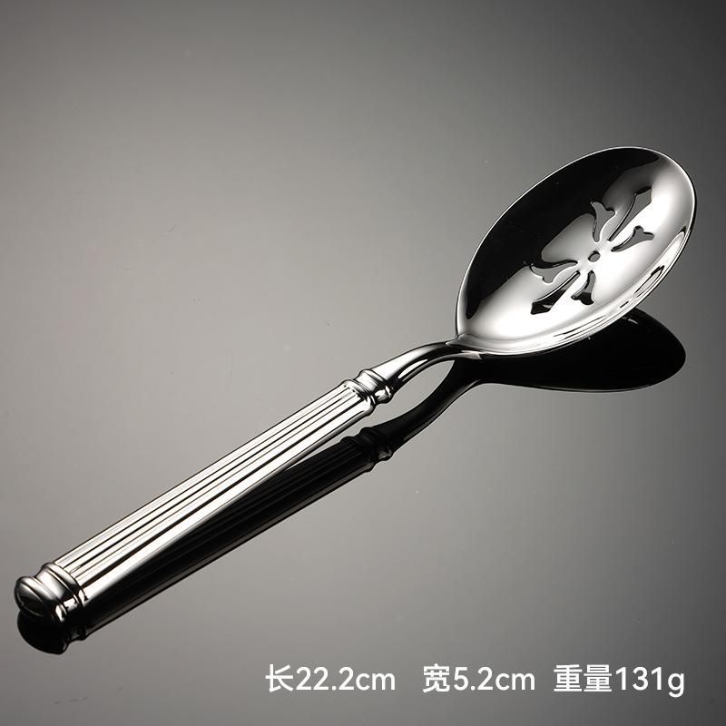 304 Forged Roman Column Hotel Stainless Steel Western Tableware Steak Knife Fork Spoon Cake Shovel Common Spoon Cream