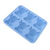 6 Cavity Mini Highland Cow Ice Cube Mold Silicone Reusable 3D Ice Tray for Whiskey Cocktail Beer
