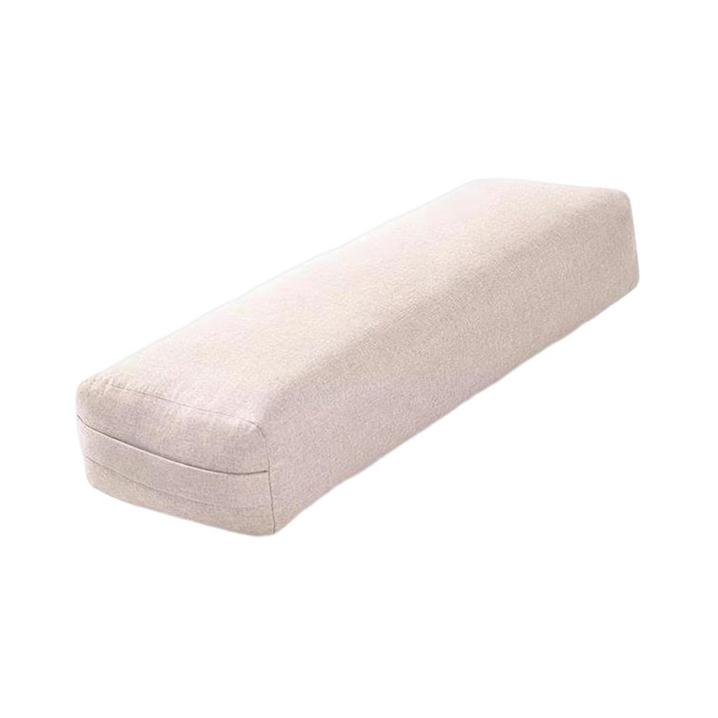 Professional Yoga Bolster with Carry Handle Pillow for Legs Restorative Yoga 