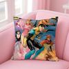 I-Invincible Pillow Superhero Anime Cushion Cover Linen Pillowcase Cover Soft Decor For Sofa Home Room