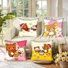 Cartoon R-ilakkumas Cute Pillowcases Cushion Covers Living Room Sofas Home Decor Gifts