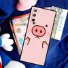 Funny Cute Lovely Pig Case For Samsung Galaxy S26 Ultra S25 S24 S23 S22 S21 S10 Plus S20 FE S25 Ultra Cover Funda