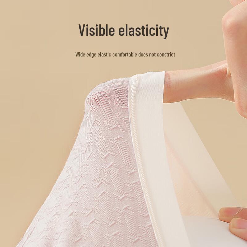 LANGSHA Women's Antibacterial Seamless High-Waist Briefs