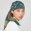 Retro 90CM  Square Twill Scarf Shawl Hijabs For Women White Bird Printed Bandana Foulard Neckerchief