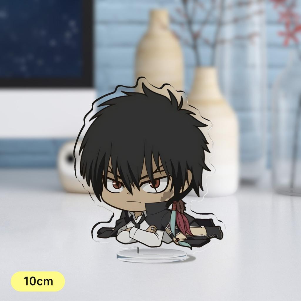 Anime Katekyo Hitman Reborn 10cm Acrylic Stand Model Figures Sawada Tsunayoshi Gokudera Hayato Cosplay Desk Decor Model Gifts