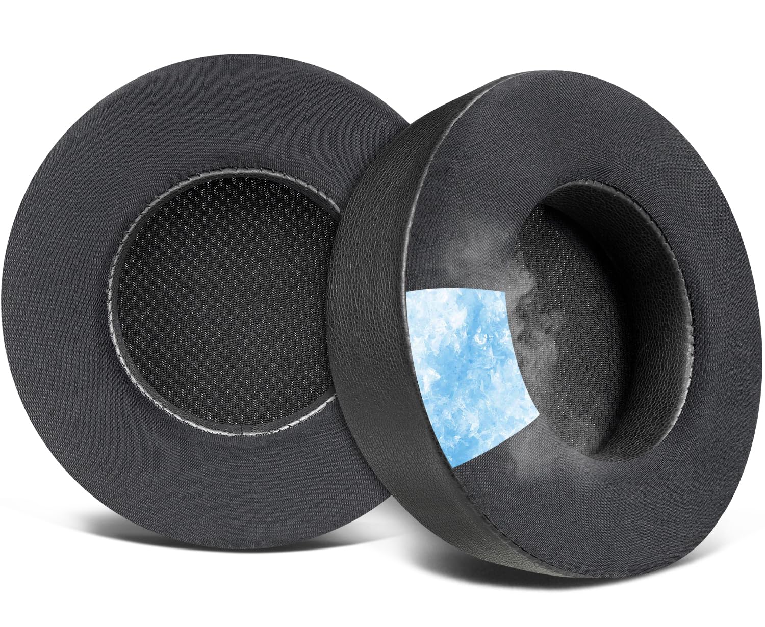 

SOULWIT Cooling Gel Ear Pads, Ear Cushions for Corsair Virtuoso RGB Wireless XT SE, Thicker Replacement Headphone Pads, Noise-Isolating Foam, Black