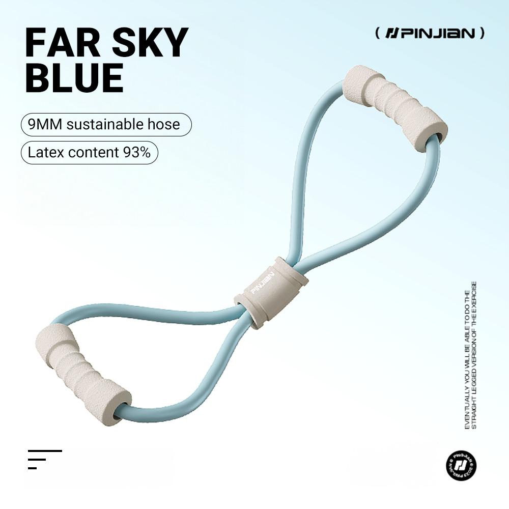 1PC 8-shaped Tensioner Resistance Band for Arms Chest Expander Gym Yoga Pilates Fitness Equipment Exercise At Home