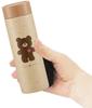 Skater Mug Bottle Bear 350ml Ultra Light Stainless Steel Water Bottle Pompon's STYL4-A