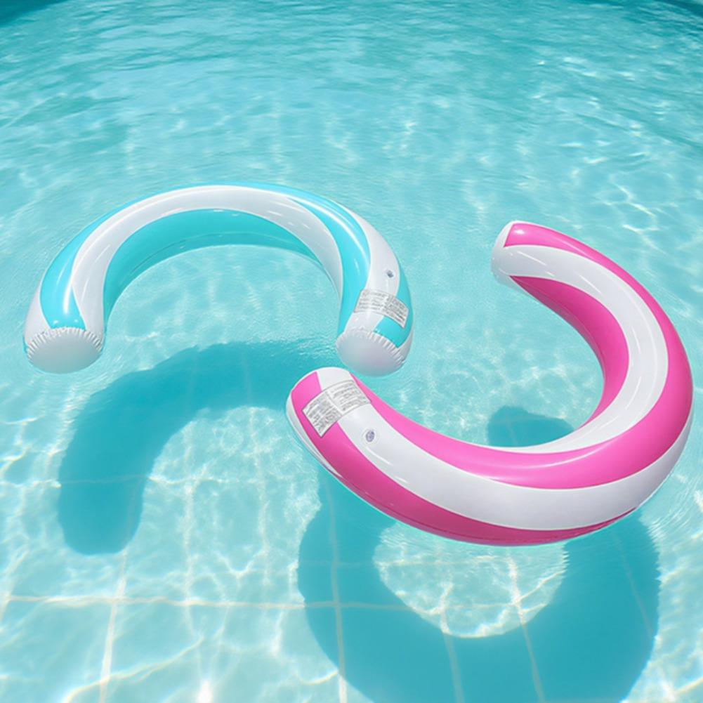 Makaron do pływania PVC Szczelny Pływający Kształt U Pływak do basenu dla dorosłych Ponton dmuchany na plażę Jezioro Rzeka Imprezę Outdoor Lato