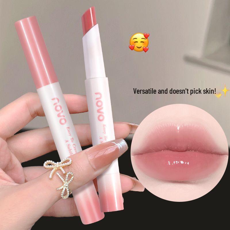 Translucent Watery Lipstick: Non-Fading, Non-Stick, Student-Friendly, Whitening Formula.