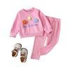 Kids Casual Long-Sleeve Set, Comfortable Daily Wear Outfits