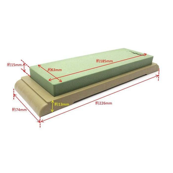 Takagi Kantetsu Knife Sharpening Stone #220 Green/Beige