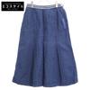 45R 70440031 Blue Linen Sailor Skirt (indigo) Skirt O3 Indigo blueUsed