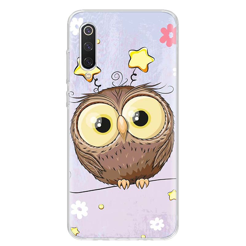 Cute Owl Hearts Lover Christmas Candy Cover Phone Case For Xiaomi Poco X3 GT X4 NFC M4 Pro M3 M2 F3 F2 F1 Mi Note 10 A3 A2 Lite