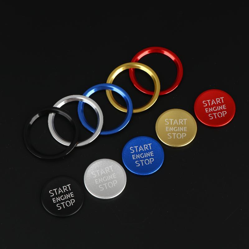 Auto Motor Start Stop Knopf Abdeckung Zierleiste Zündschalter Dekorativer Ring für A4 A5 A6 Q5 Q7 Dekoration Zubehör