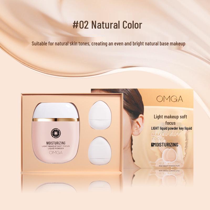 OMGA Soft Focus Matte Liquid Foundation - Nude Girlish Natural Makeup