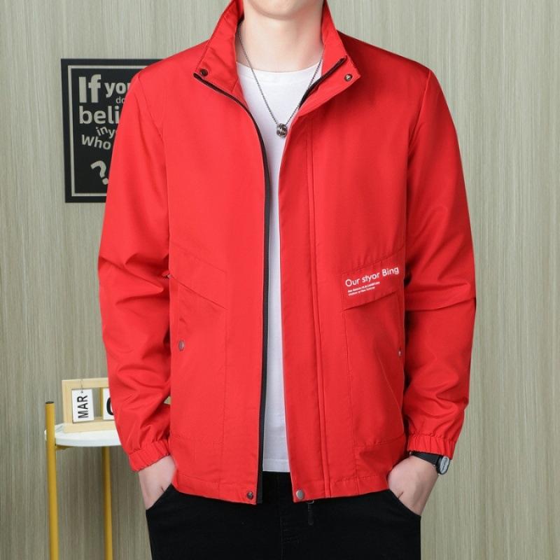 Jacket Men's Spring and Autumn Versatile Outer Wear Long-sleeved Tops Men's Loose Casual Jacket
