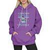 Women's Fashion Long-Sleeve Pullover Hoodie with Fun Movie-Inspired Prints