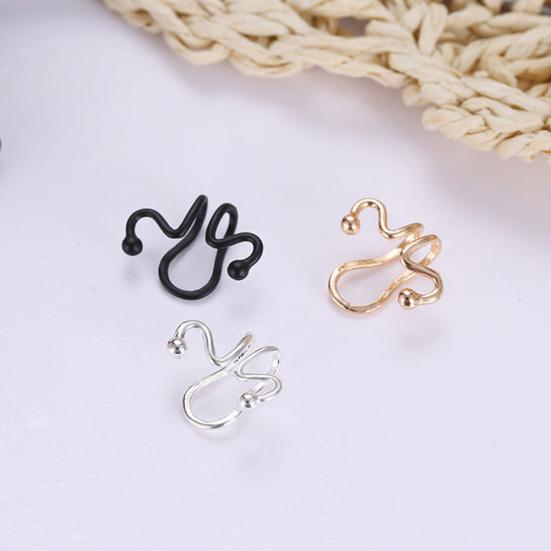 Eenvoudige Dames Geometrische Curve Oor Cuff Clip Oorbellen Geen Piercing Sieraden Cadeau