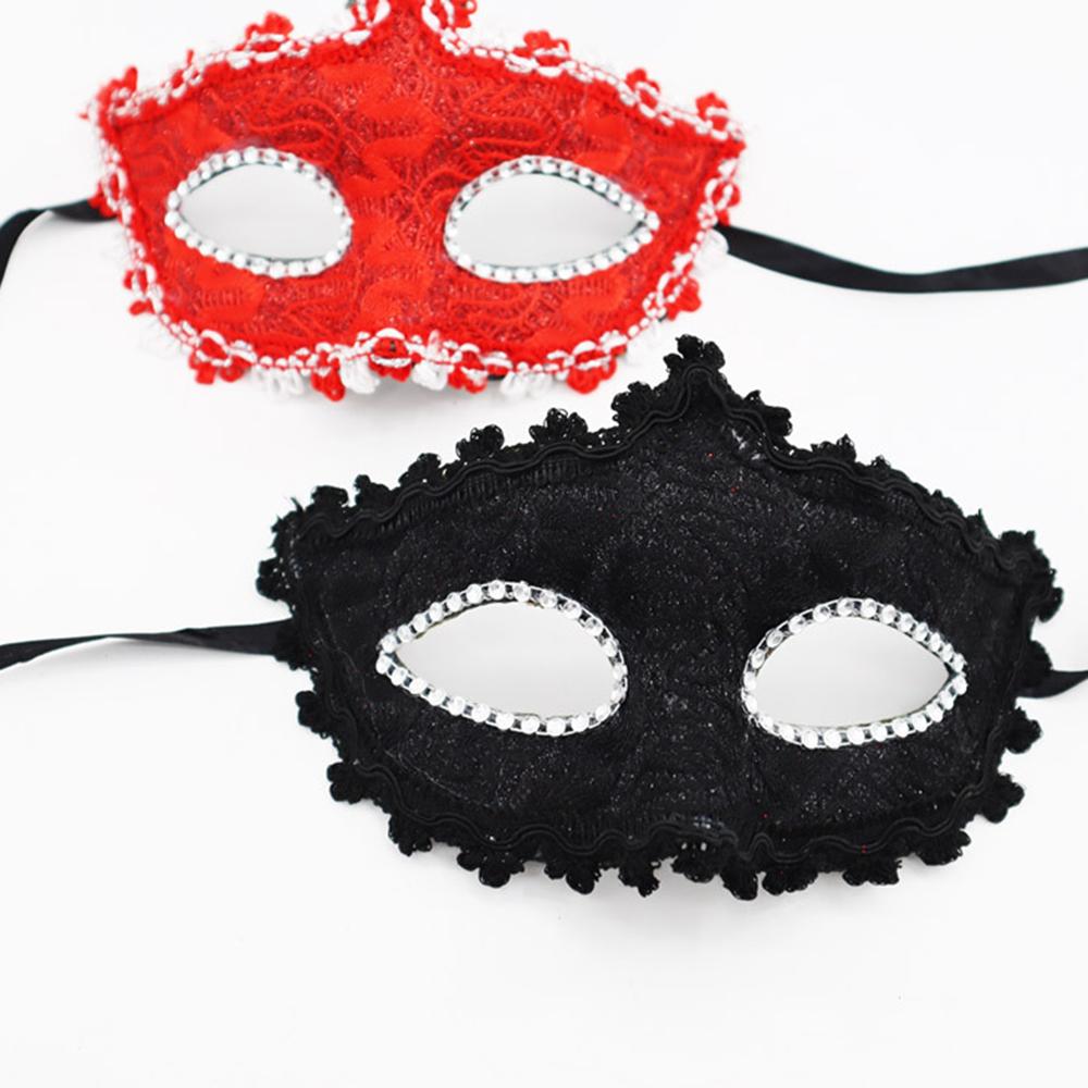 Adult Half-Face Mask Retro Half Face Masks Venetian Party Beauty Princess Mask Prop Halloween Christmas Masquerade Ball Decor