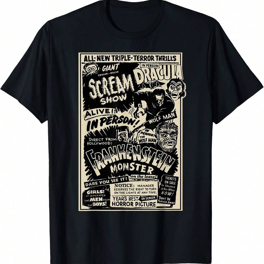 Eerie Creature Fantasy Print Unisex TShirt S