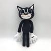 Siren Head Pluche Speelgoed Zwarte Cartoon Kat Knuffelpop Horror Karakter Figuur Kinder Verjaardagscadeau