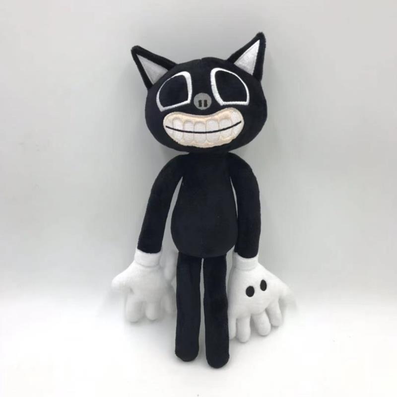 Siren Head Pluche Speelgoed Zwarte Cartoon Kat Knuffelpop Horror Karakter Figuur Kinder Verjaardagscadeau