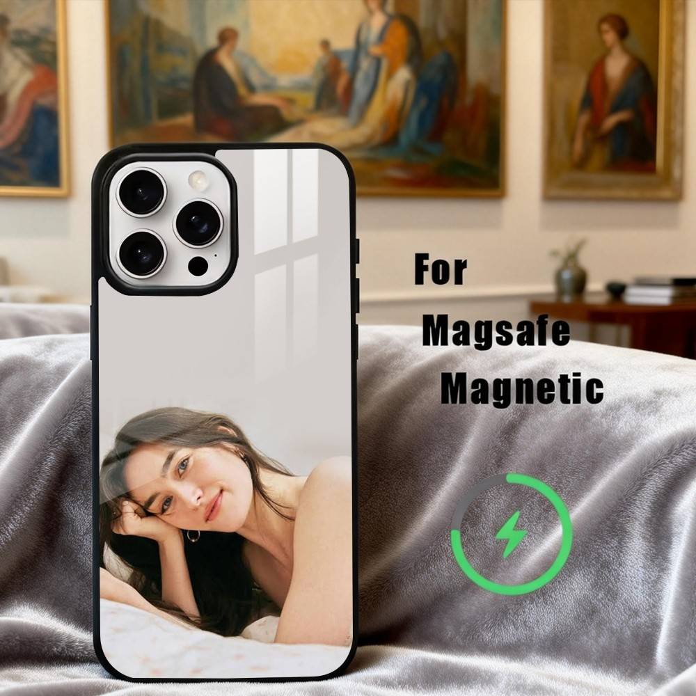 Beautiful S-Sarah P-Pidgeon Actress Phone Case For iPhone17,16,15,14,13,12,11 Plus,For Magnetic Wireless Charge Cover