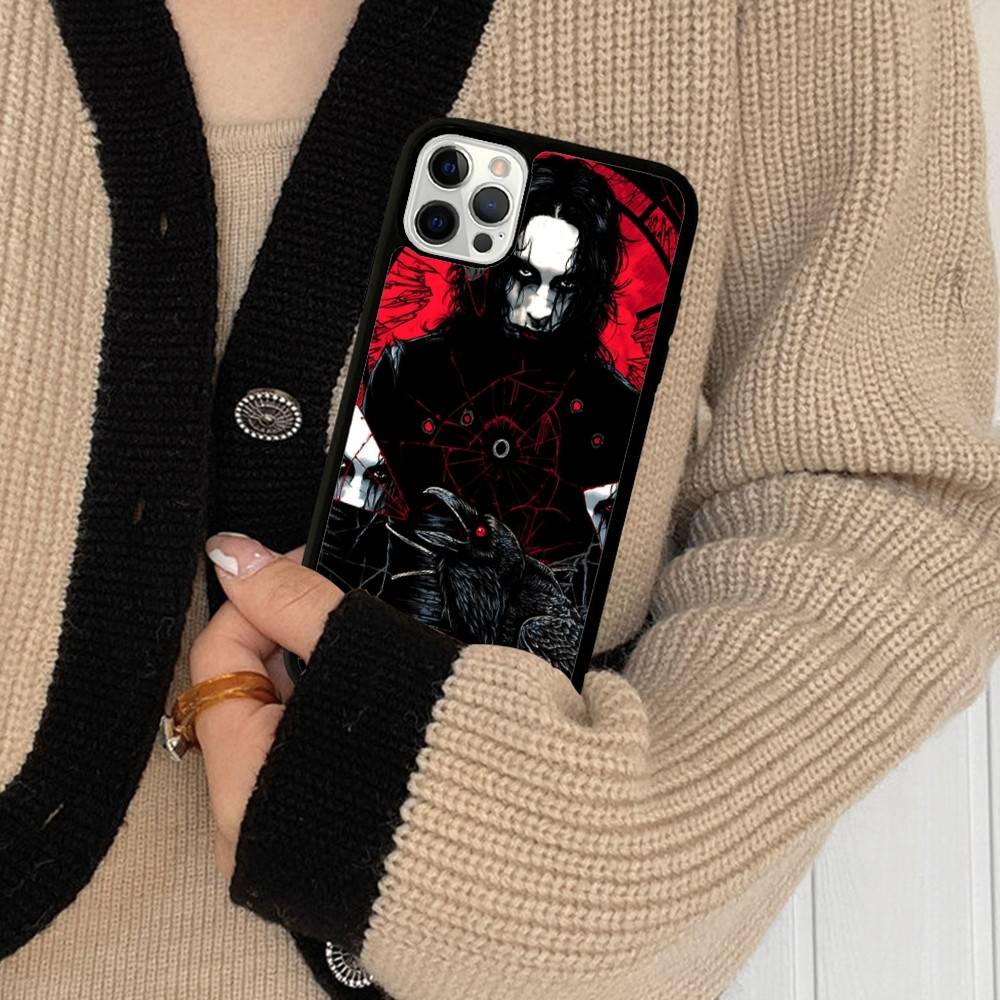 T-The C-Crow Classic Movie Phone Case For Iphone 16 15 14 13 12 11 Pro Max Plus Shockproof TPU+PC Hard Case